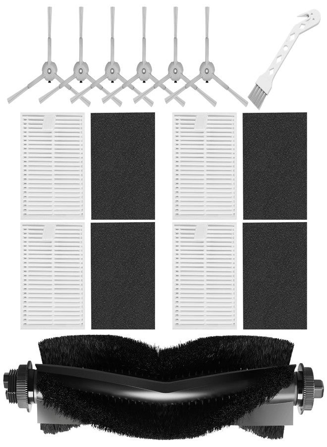 FFsign L60 Replacement Parts Compatible with Eufy L50, L60 Series Robotic Vacuums, Accessories Kit 6 Side Brushes, 4 Filters, 1 Roller Brush - Image 1